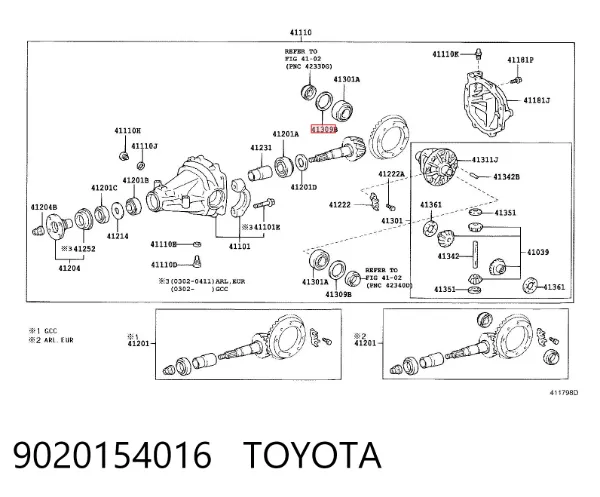  9020154016 Toyota