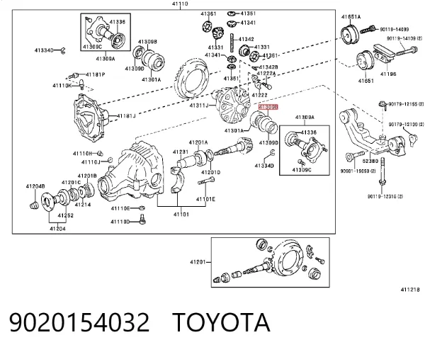  9020154032 Toyota
