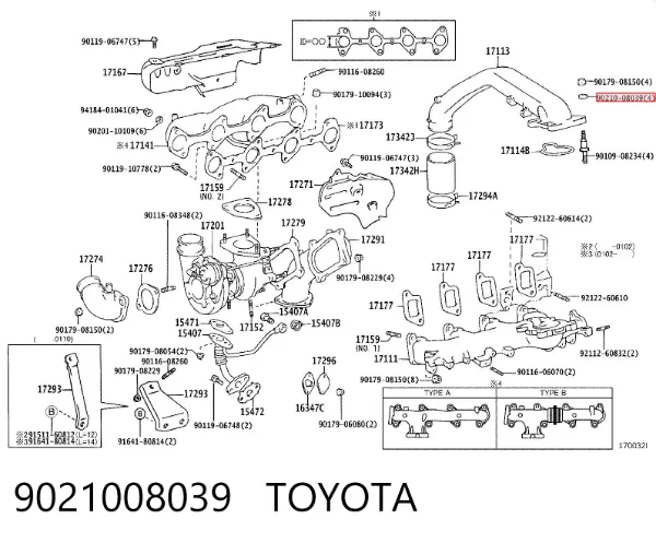  9021008039 Toyota