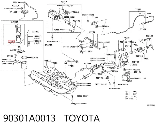  90301A0013 Toyota