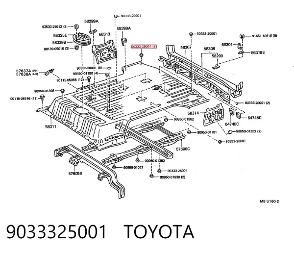  9033325001 Toyota