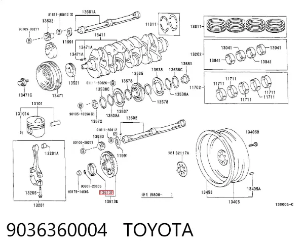  9036360004 Toyota