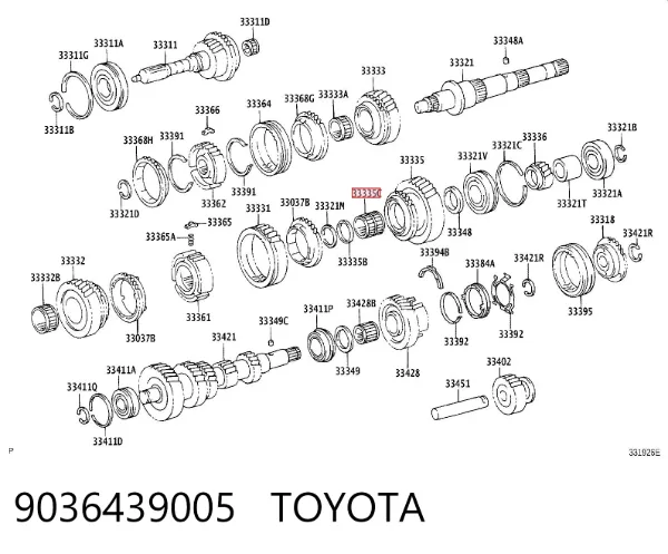  9036439005 Toyota