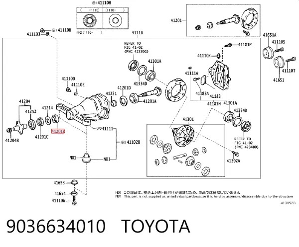 9036634010 Toyota