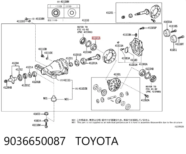  9036650087 Toyota