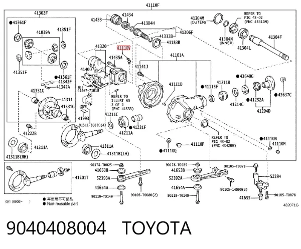  9040408004 Toyota