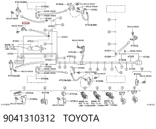  9041310312 Toyota