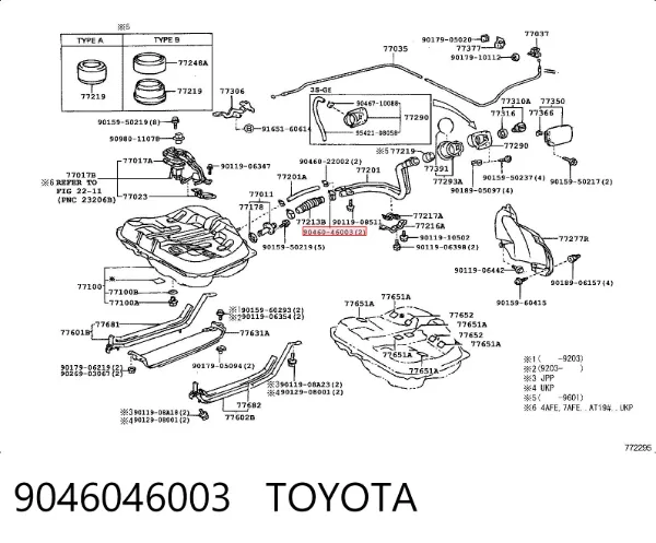  9046046003 Toyota