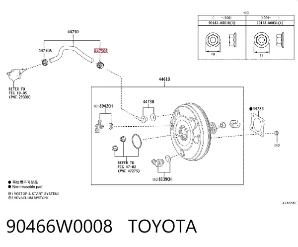  90466W0008 Toyota