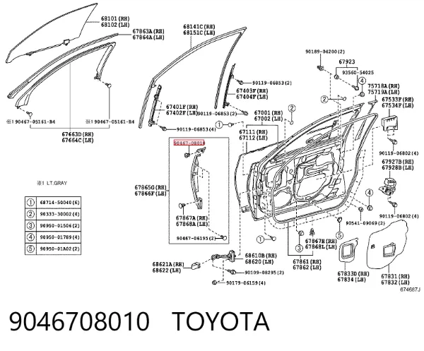  9046708010 Toyota