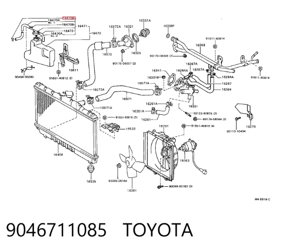  9046711085 Toyota