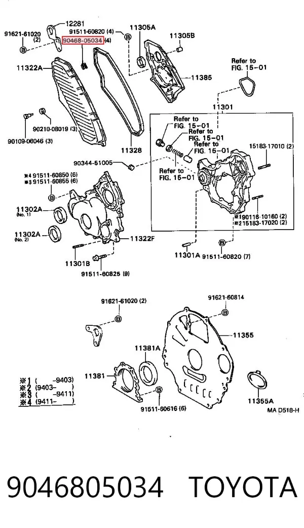 9046805034 Toyota