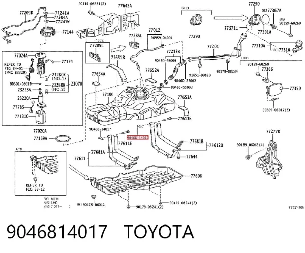  9046814017 Toyota