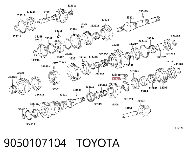  9050107104 Toyota