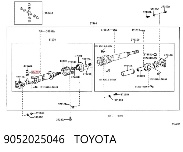  9052025046 Toyota