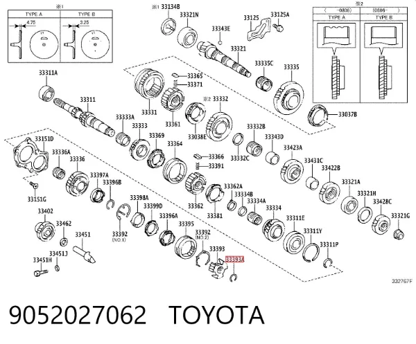  9052027062 Toyota