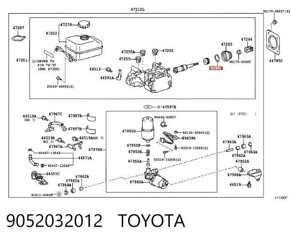  9052032012 Toyota