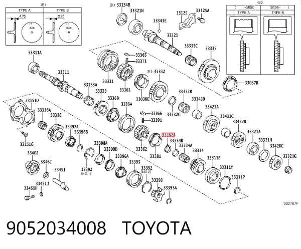  9052034008 Toyota