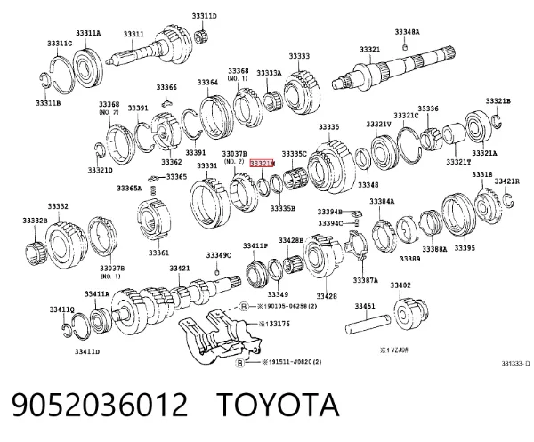  9052036012 Toyota