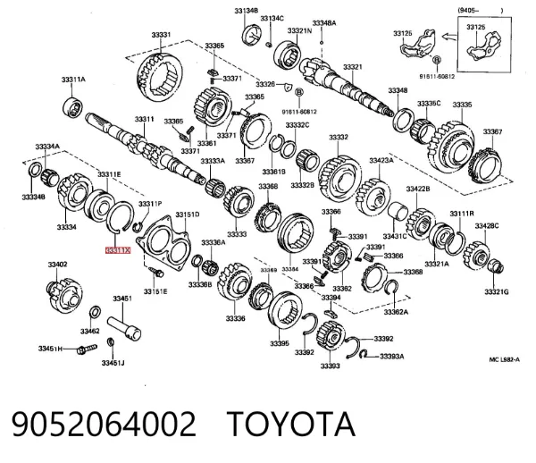  9052064002 Toyota