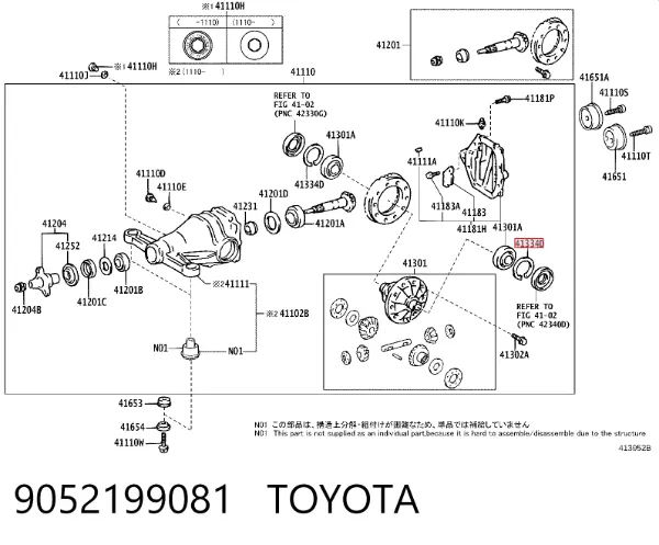  9052199081 Toyota