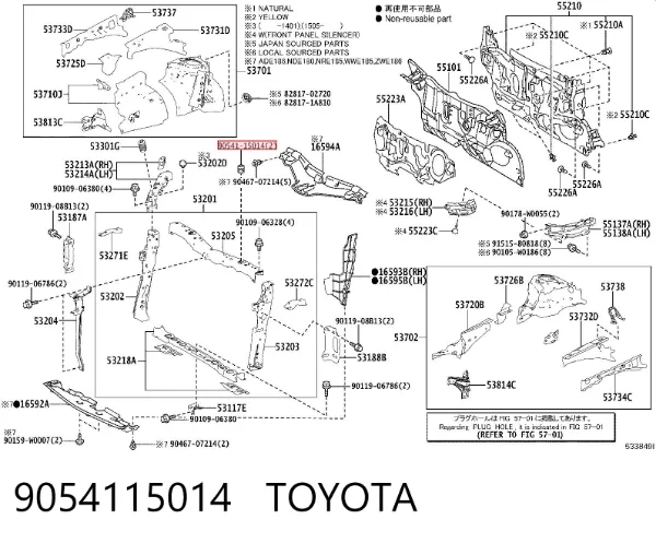  9054115014 Toyota