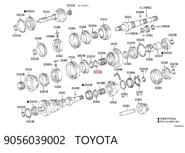 9056039002 Toyota