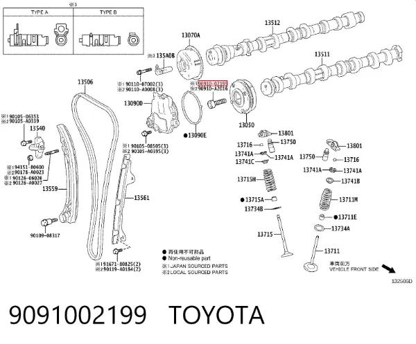  9091002199 Toyota