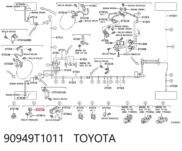  90949T1011 Toyota