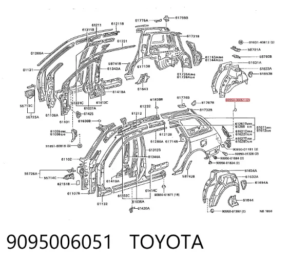  9095006051 Toyota