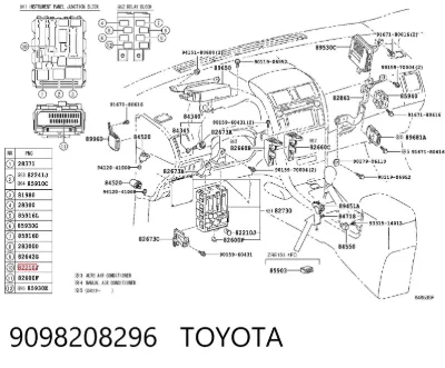 Fusible TOYOTA 9098208296