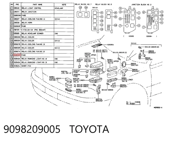  9098209005 Toyota