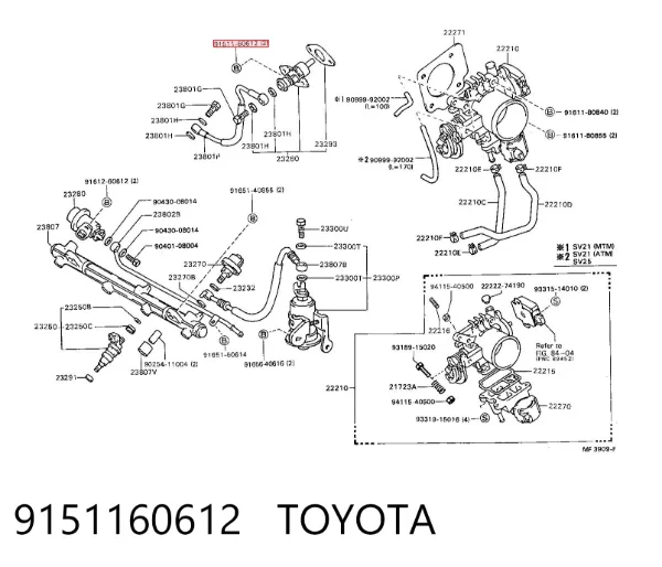  9151160612 Toyota