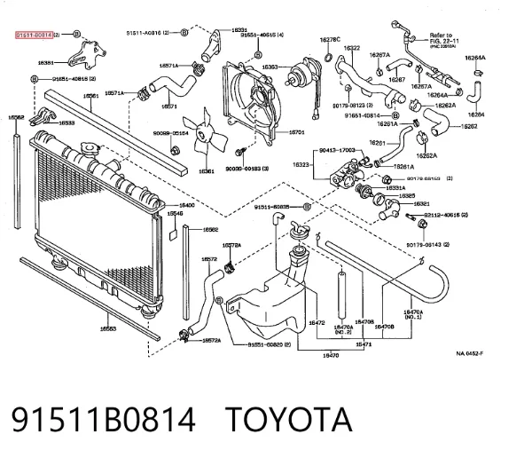  91511B0814 Toyota
