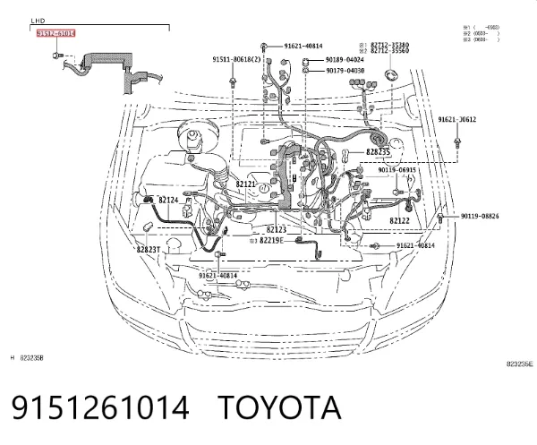  9151261014 Toyota