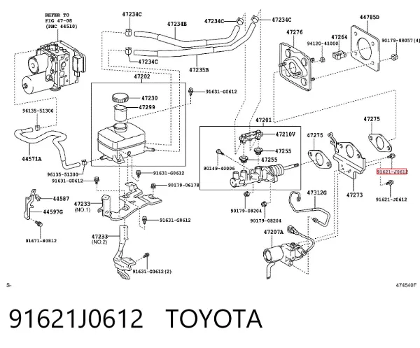  91621J0612 Toyota