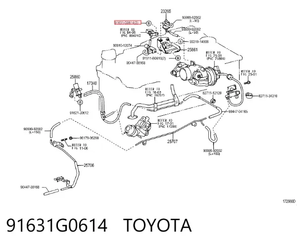  91631G0614 Toyota