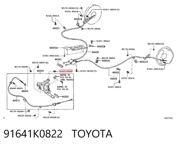  91641K0822 Toyota