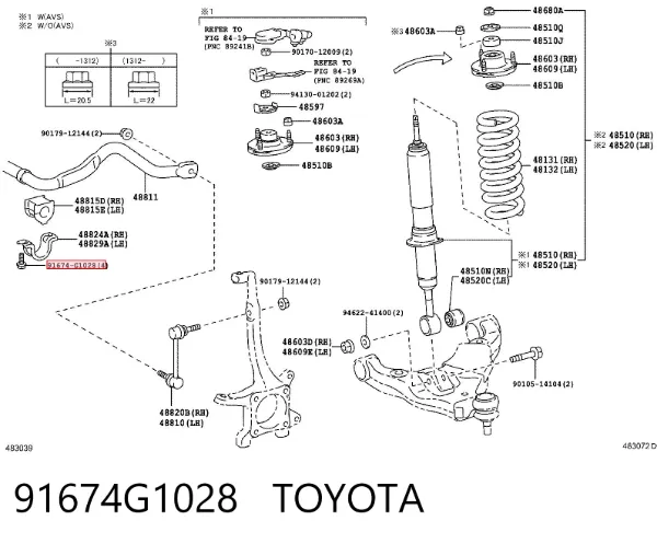  91674G1028 Toyota