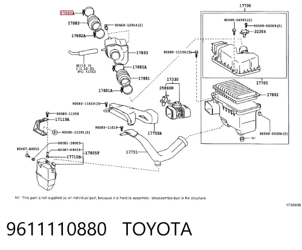  9611110880 Toyota
