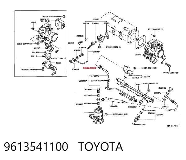  9613541100 Toyota