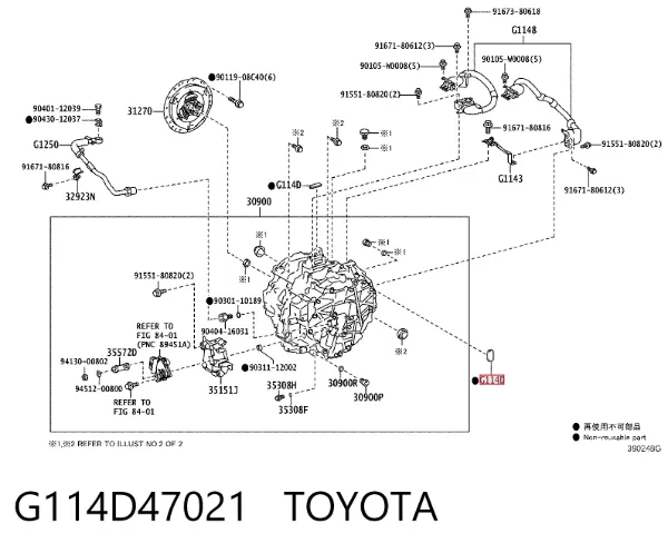  G114D47021 Toyota