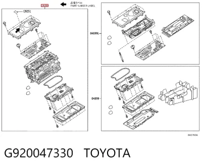 Inversor de corriente TOYOTA G920047330