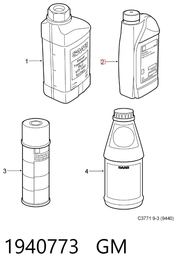 Aceite de transmisión Opel 1940773