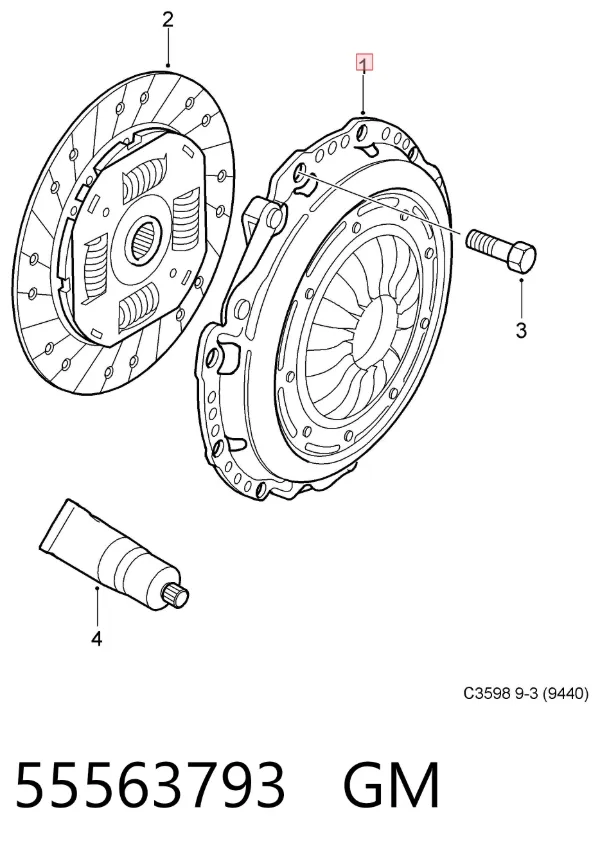 Embrague 55563793 General Motors