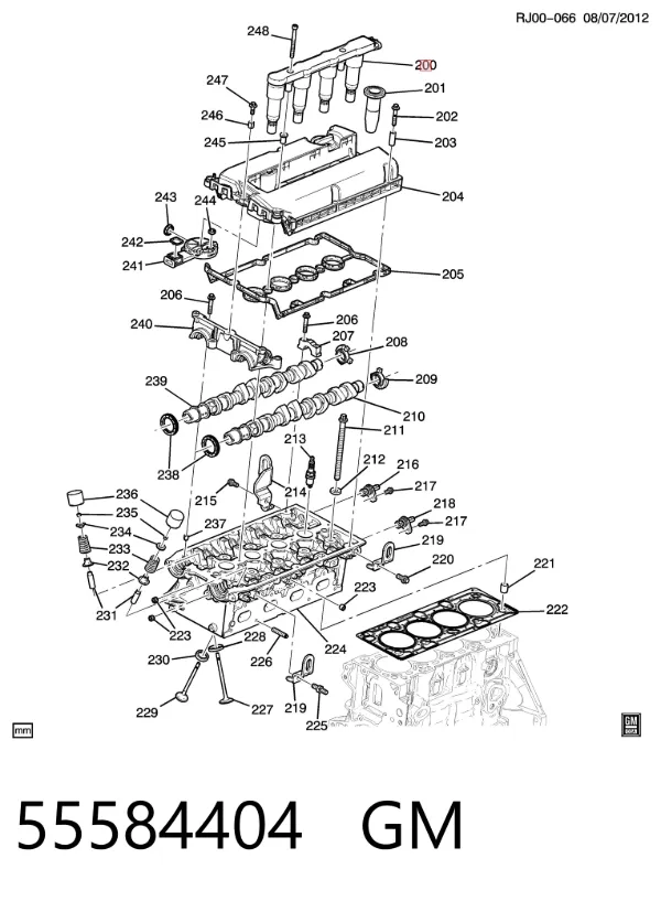 Bobina 55584404 General Motors