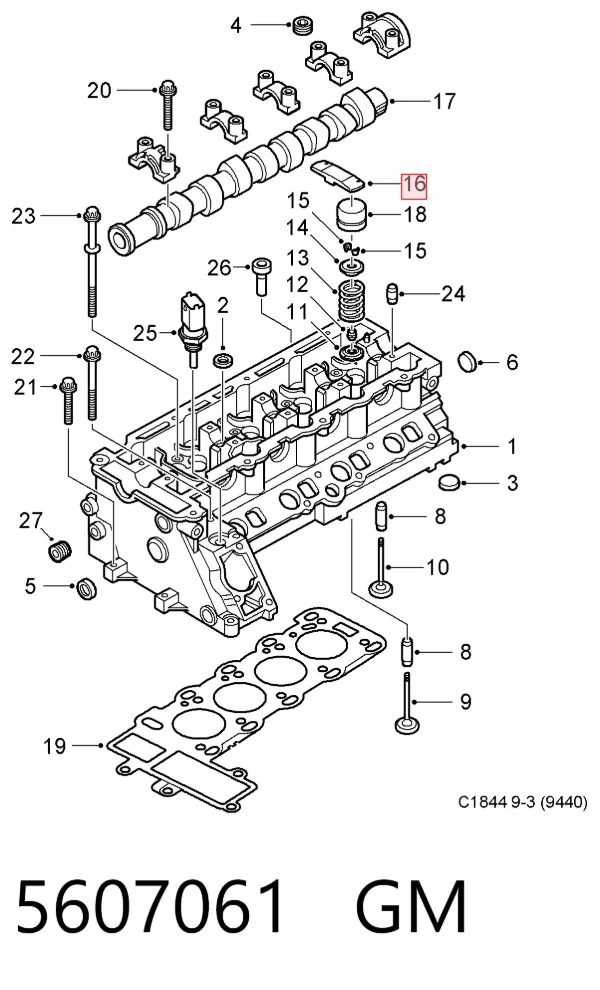 Balancines 5607061 General Motors