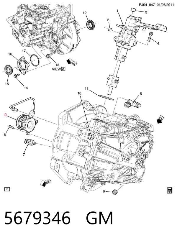 Desembrague central, embrague 5679346 General Motors