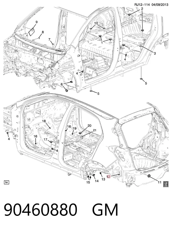  90460880 General Motors
