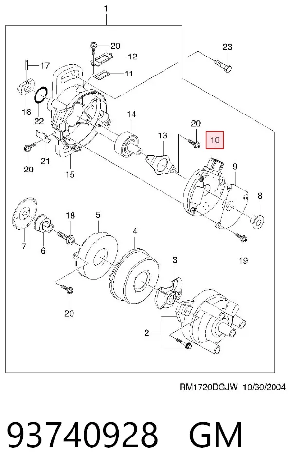 Modulo de encendido 93740928 General Motors